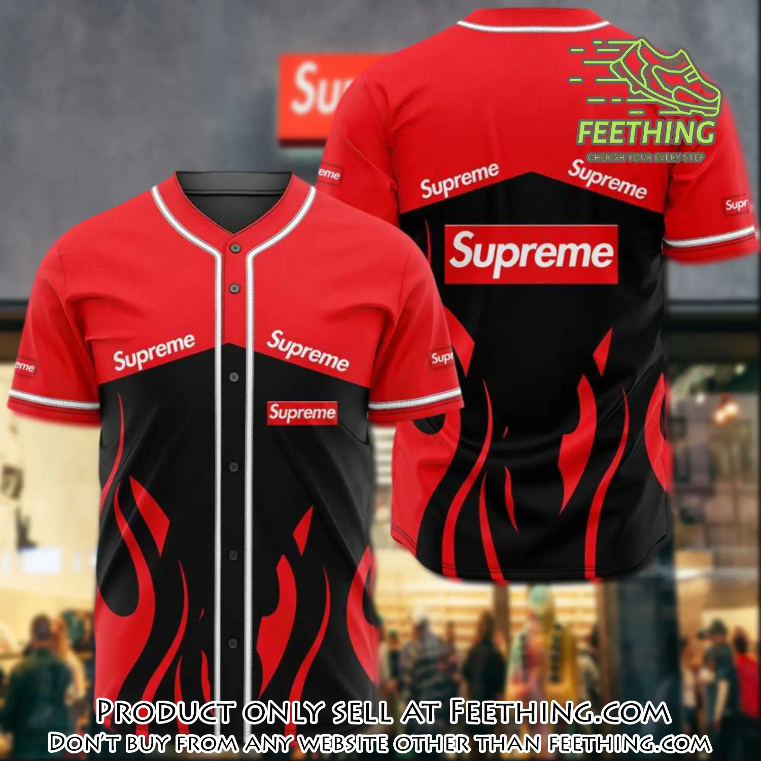 Supreme baseball jersey shirt luxury bjs1233 ft3221284